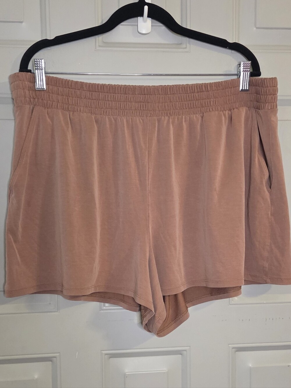Express Women's Soft Dusty Pink Lounge Shorts